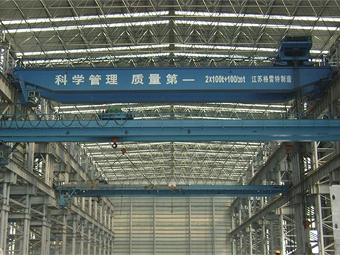 QE2×100t+100/20t橋式起重機(jī)